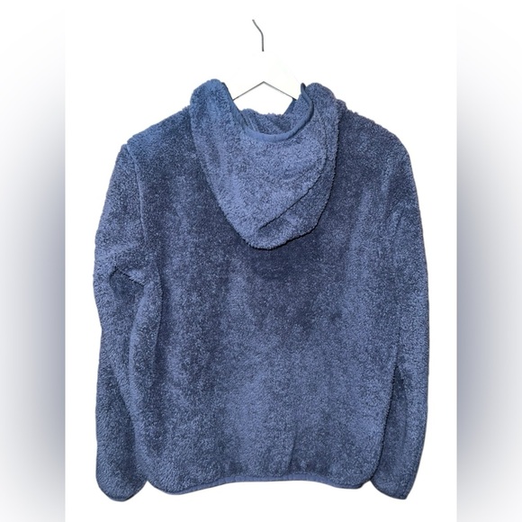 Patagonia Quarter Zip Fleece Pullover Hoodie - Medium - Blue - Picture 2 of 5
